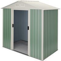 Casette da giardino in metallo 2,43m2 Wasabi Nybro - 10 anni di garanzia - 201x121x176cm. Capanno da giardino