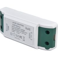 Jeffergarden Alimentatore LED Driver 12V DC 24W 2A, Trasformatore per Luci a Striscia e Mobiletti AC100-240V