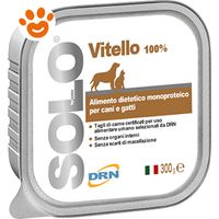 DRN Cane e Gatto Alimento Monoproteico in Vaschetta 300gr Vitello