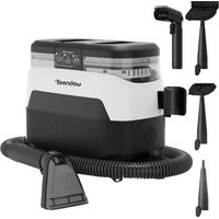 Teendow C6 MAX Polsterreiniger für Tierhaare - Tragbarer Teppichreiniger Power 1650W 12000Pa 82dB - Schwarz