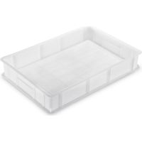 Cassetta service forata bianca impilabile 1880hd1 giganplast cesta impilabile per impasto