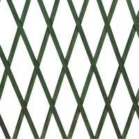 Traliccio estensibile in Legno 180x45 cm a maglia diagonale colore verde