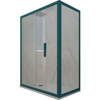 Box doccia 80x150 1 anta scorrevole h 200 Verde Night Watch Deco Duo