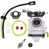 Kit de carburateur pour moteur de débroussailleuse 52cc 49cc 43cc, bougie d'allumage, filtre à carburant