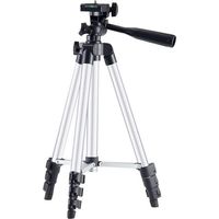 Trépied télescopique trépied pour appareil de nivellement laser niveau laser à bulle en croix laser rotatif niveau à lignes laser de chantier compatible avec Dewalt Makita,argent, un