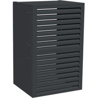 Cache clim acoustique extérieur Atole aluminium 157x100x84cm gris