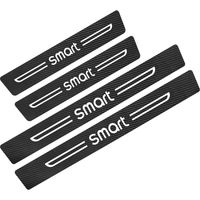 (Pour Smart Style 2) Autocollants de seuil de porte,protections en fibre de carbone pour Smart EQ Fortwo,Forfour 453,451,452,450,454 et Roadster