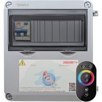 Transformador Tosun 60W 12V DC IP65 Protección Control Remoto RGB