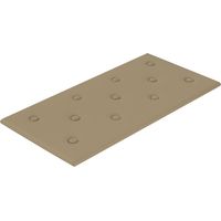 Tête de lit murale 12 pcs Cappuccino 60 x 30 cm Simili cuir vidaXL