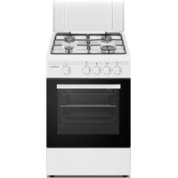 Schaub-Lorenz SS450GW Cucina a Gas 4 Fuochi 50x50cm con Forno a Gas Bianco