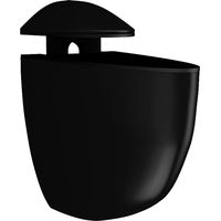 Support tablette bois ou verre - Décor : Noir - ITAR