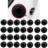Lot de 30 joints d'amortisseur de portière de voiture, autocollants décoratifs, joints anti-collision, accessoires automobiles