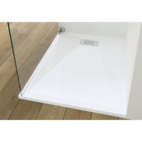 Receveur de douche à encastrer 120x70x4cm – Bonde horizontale pivotante 360° – Biocryl thermoformé – RD1150AD – Dbs Balnéo