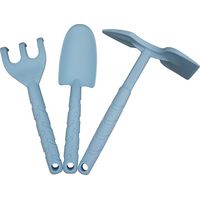 Kit 3 outils de jardinage, Couleur Bleu pastel