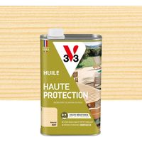 V33 Hochschutz-Holzöl für den Außenbereich, natürlich matt, 1 Liter V33