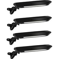 Lot de 4 Eclairage Solaire LED à Détection de mouvement Orientable et Murale