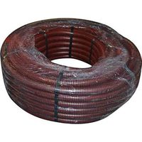 TUBE CORRUGAT AVEC FIL GUIDE MARRON Ø 20 mm - rouleau 100 m