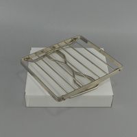 Grill de Barbecue Portable en Acier Inoxydable, Mini Barbecue Pliable pour Extérieur