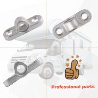 Lot de 6 œillets pour auvent : œillets muraux en acier inoxydable 304 avec 12 vis pour caravane, camping-car, accessoires de camping-car