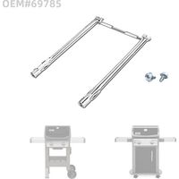 Brûleur de gril 69785 18 pouces pour barbecues à gaz Weber Spirit I et II séries 200 Spirit E-210 E-220 Spirit S-210, S-220 avec tube de commande frontal en acier inoxydable 304