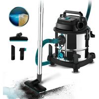 Cecotec – Aspirateur sans sac 1400 W – Sec et humide – Capacité 20 L – Filtrage haute performance – Pour espaces confinés et chantiers humides