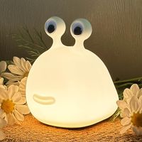 Lampe limace pour enfant en silicone veilleuse pour garçon et fille lampe tactile rechargeable pour chambre d enfant mignonne
