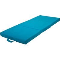 Matelas pliant matelas d'appoint 200x80x10 cm bleu
