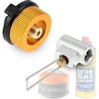 Delamiya Adaptateur Bouteille Gaz, Adaptateur Cartouche Camping Gaz, Adaptateur pour Bouteilles de Gaz, Adaptateur de Réchaud à Gaz avec Tuyau de Gaz pour Cartouche à Gaz, Brûleur de Camping Delamiya Adaptateur Bouteille Gaz, Adaptateur Cartouche Camping Gaz, Adaptateur pour Bouteilles de Gaz, Adaptateur de Réchaud à Gaz avec Tuyau de Gaz pour Cartouche à Gaz, Brûleur de Camping