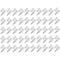 BUNTHAUS Lntyq 50 Pièces Vis Autotaraudeuses Support,Consoles Pour Etagères,Self-Tapping Screws Cabinet Laminate Support,Utilisé Pour Les Etagères en Verre Etc