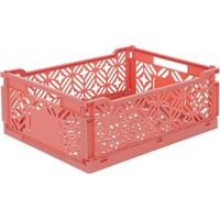 Cagette Pliante Empilable "Arry" 40cm Terracotta