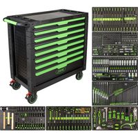 JBM54688 Carro de herramientas XL de 8 cajones armado con 468 piezas