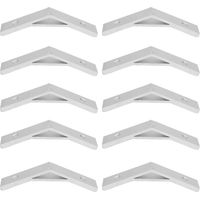 10 supports d'angle en alliage d'aluminium à 135° pour profilé 2020, connecteurs de renfort d'angle de fixation.