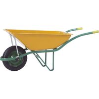 Gelbe pneumatische Schubkarre (Europäisch), 90 l - Altrad C900.110