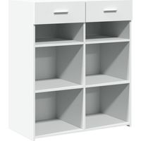 GBLY Sideboard Weiß 80x42,5x93 cm Holzwerkstoff