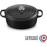 Le Creuset Cocotte ovale Evolution in ghisa vetrificata, diameter 35 cm, Nero, 21178350000430