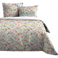 Conjunto de ropa de cama FLOWER algodón multicolor 240x220 cm
