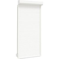 Vidaxl – Store roulant manuel blanc 100 x 210 cm – Aluminium et polyuréthane – Système à commande manuelle – Pour usage intérieur et extérieur