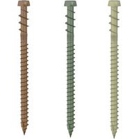 Viti torx mini per pavimenti decking in legno - verde sabbia marrone 200 pz dimensione disponibile: 5 x 60 mm verde