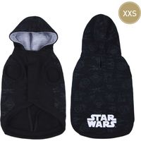 Felpa per Cani Star Wars XXS Nero