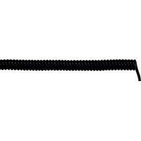 LAPP 73220252 Spiralkabel UNITRONIC® SPIRAL 300 mm / 1200 mm 4 x 0.25 mm² Schwarz 5 St.