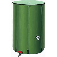 Werka Pro – Récupérateur d'eau de pluie 500 L – Cuve en PVC – Équipé d'un robinet de vidange – Pliable et transport facile - PRO 500 L