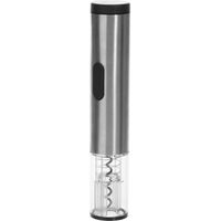 Tire-bouchon électrique en inox gris, 26,5 cm, design élégant, livraison gratuite