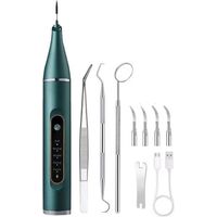 Détartreur dentaire ultrason pour animaux - Kit nettoyage dents chiens/chats - Vert - Soin vétérinaire