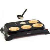 Crepiere Electrique DOMO Family Crepes - DO8709P - 6 personnes - Revetement Antiadhésif - 1000W
