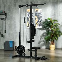 Station de musculation Station à Poulie. tirage poitrine - lat pulldown machine - banc de musculation Musculation