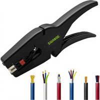 Pince a Denuder Electricien,Pince à Dénuder Automatique avec Mâchoires Auto-ajustables,Applicable Aux Installations éLectriques, Aux Automobiles Et Aux Produits éLectroniques(AWG 32-7/0.03-16mm²)