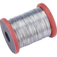 1 Rouleau 0,5mm 500G Fil de Fer/Acier Inoxydable pour Cadre Ruche Outil Apiculture Outils Frame(Acier Inoxydable)