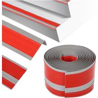 Chaussette antidérapante auto-adhésive en PVC pour marches d’escalier – Gris foncé, 5 × 2,5 cm, longueur 300 cm