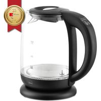 ELDOM C510C Lumi elektrischer Wasserkocher 1,7 L 2200 W Schwarz