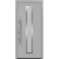 Hörmann Ecostar Haustür "ISOPRO IP 700S", weißaluminium matt (RAL 9006), 110 x 210 cm (B x H), DIN Links